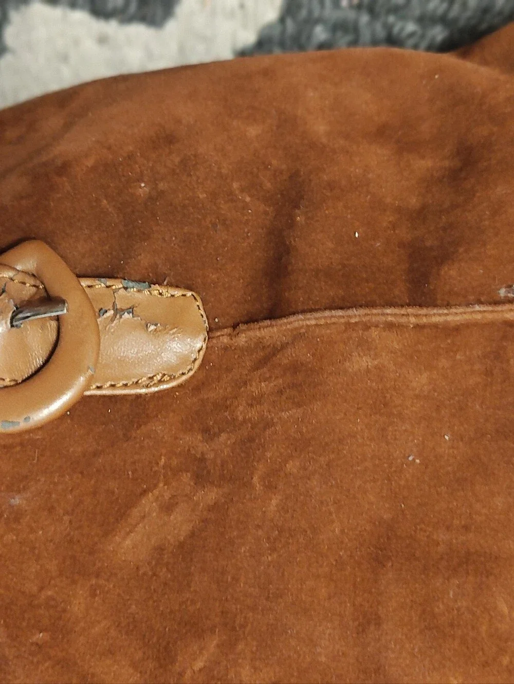 Women’s Brown Suede Knee-High Hidden Wedge Heel Boots
